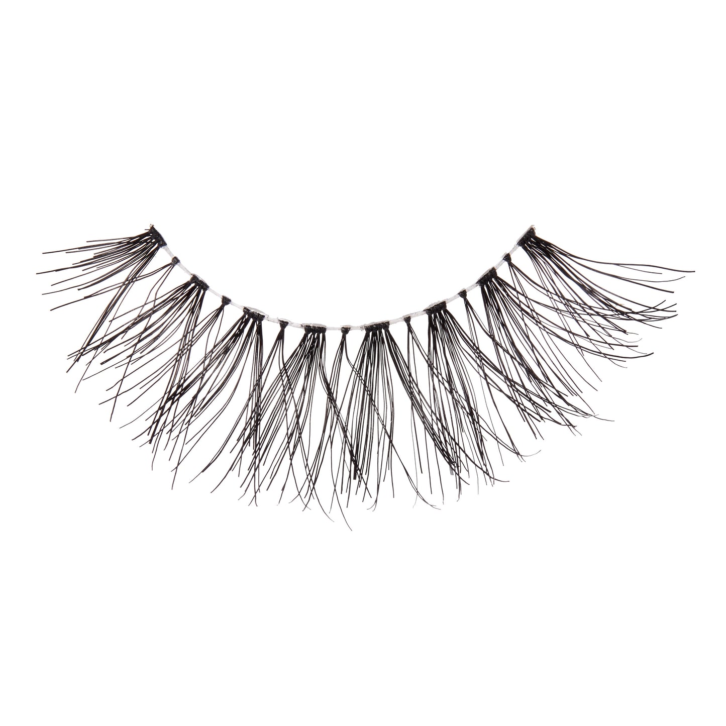 So Wispy False Eyelashes - Style #01, 14mm, Black, Pack of 5 Pairs